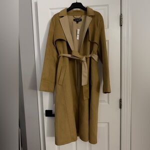 J. Crew Women's Harriet Tan/Camel Belted Trench Coat NWT